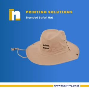 Branded Safari Hats at Nventive Communication Printing Solutions