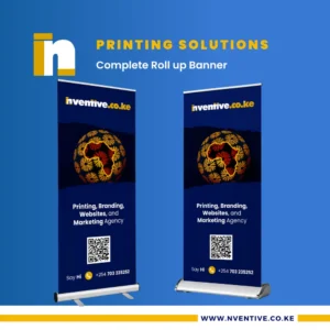 Nventive Communication 2 Complete Roll up Banner Printing at Nventive Communication Printing Solutions