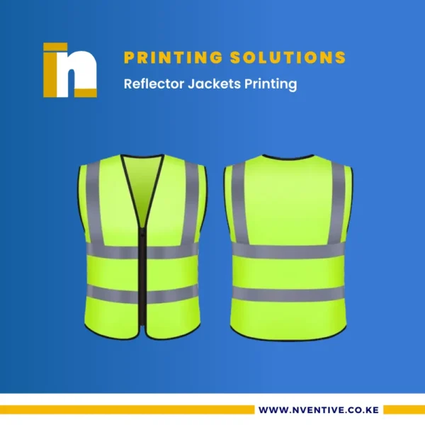 Reflector Jackets Printing at Nventive Communication Printing Solutions