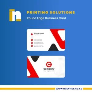 Round Edge Business Cards Printing at Nventive Communication Printing Solutions