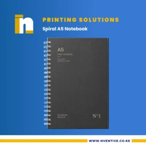 Spiral A5 Notebook Printing at Nventive Communication Printing Solutions