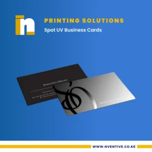 Spot UV Business Cards Printing at Nventive Communication Printing Solutions