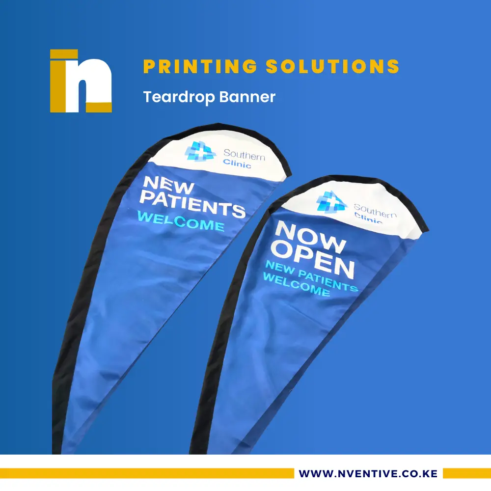 Teardrop Banner 1 Teardrop Banner Printing at Nventive Communication Printing Solutions