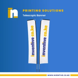 Telescopic Banner Printing at Nventive Communication Printing Solutions