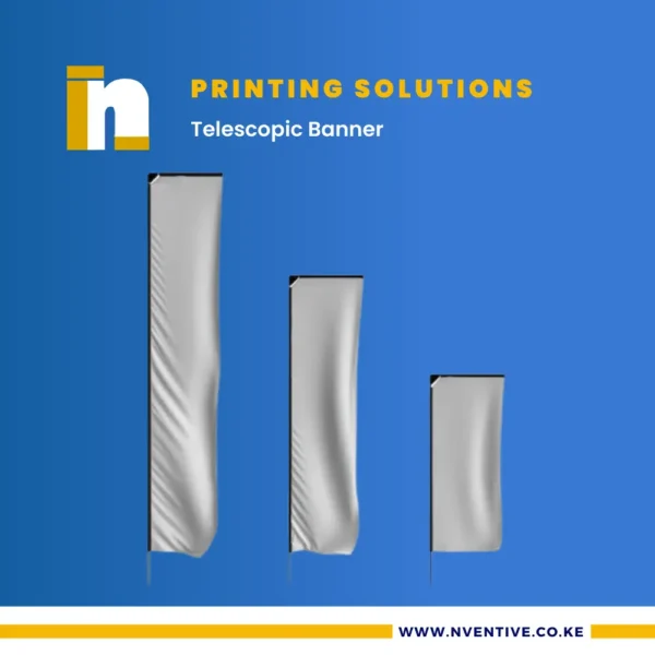 Telescopic Banner Printing at Nventive Communication Printing Solutions
