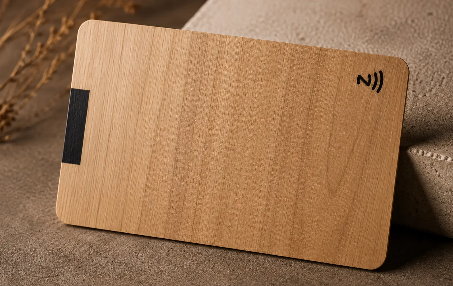 NFC Business Cards 8 Wooden Finish NFC