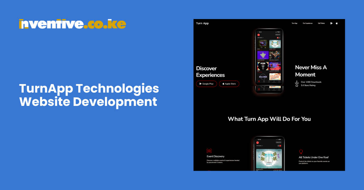 TurnApp Technologies Website Development