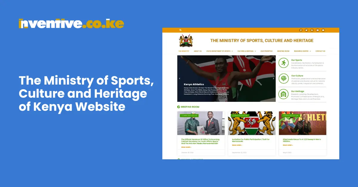 The Ministry of Sports, Culture and Heritage of Kenya Website