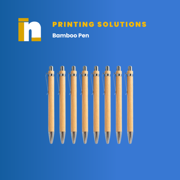 Bamboo Branded Pens Printing at Nventive Communication Printing Solutions