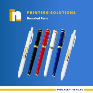 Branded Pen UV Printing at Nventive Communication Printing Solutions