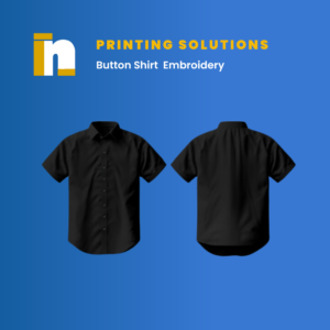 Nventive Communication proudly presents embroidered button shirts, offering a minimum order quantity (MOQ) of 15 for individuals and businesses looking to make a lasting impression.