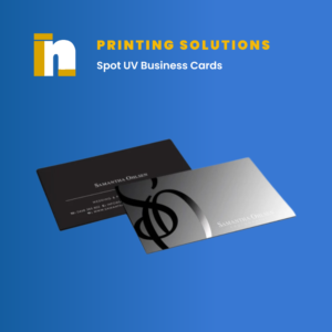 Spot UV Business Cards Printing at Nventive Communication Printing Solutions