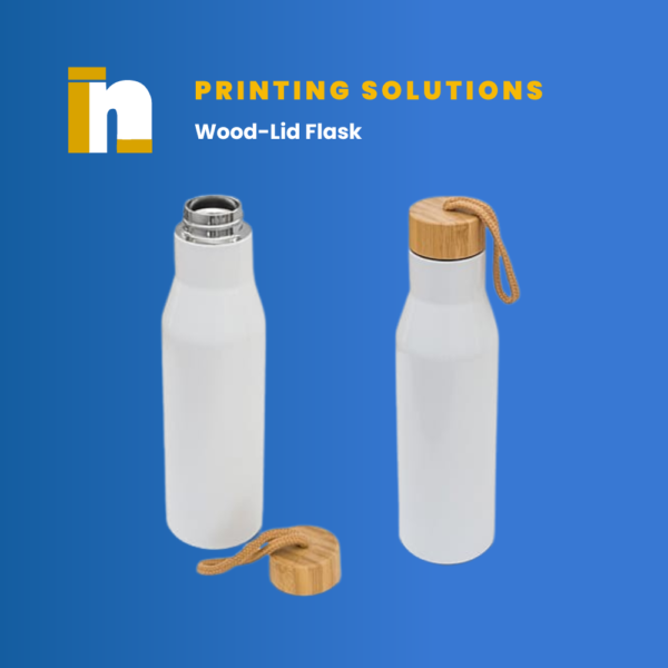 Wood-Lid Flask