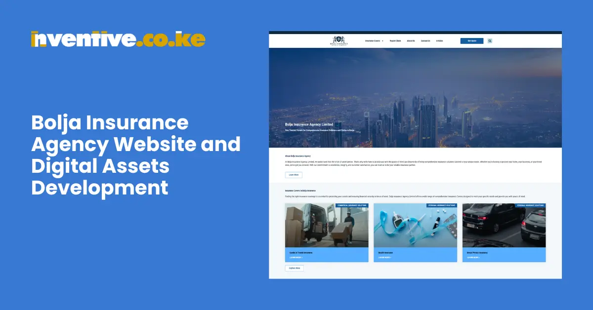 Bolja Insurance Agency Website and Digital Assets Development