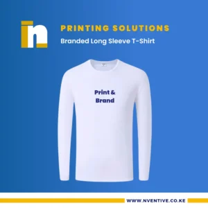 Branded Long Sleeve T-Shirt at Nventive Communication Printing Solutions