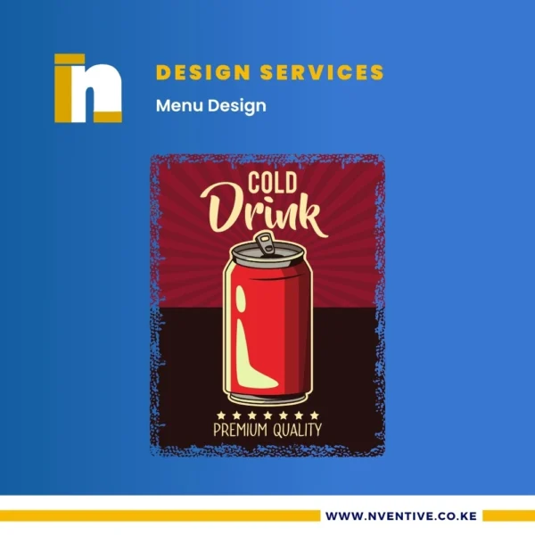 Menu Design Services in Kenya and Africa – Nventive Communication