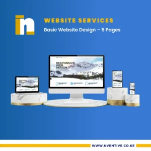 Basic Website Design 5 Pages by Nventive Communication