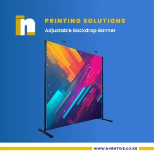 Adjustable Backdrop Banner Printing at Nventive Communication Printing Solutions