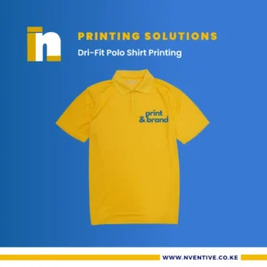 Custom Dri-Fit Polo Shirt Printing at Nventive Communication Printing Solutions