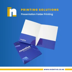 A4 Presentation Folder Printing at Nventive Communication Printing Solutions