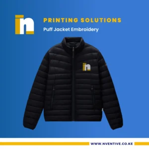 Puff Jacket Embroidery at Nventive Communication Printing Solutions