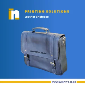 100 percent Leather briefcase at Nventive Communication Printing Solutions (1)