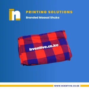 Branded Maasai Shuka at Nventive Communication Printing Solutions
