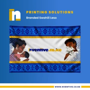 Branded Swahili Leso at Nventive Communication Printing Solutions
