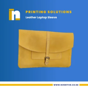 Leather Laptop Sleeve at Nventive Communication Printing Solutions