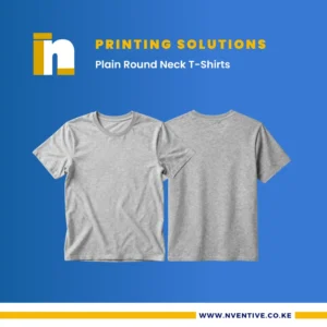 Plain Round Neck T-Shirts at Nventive Communication