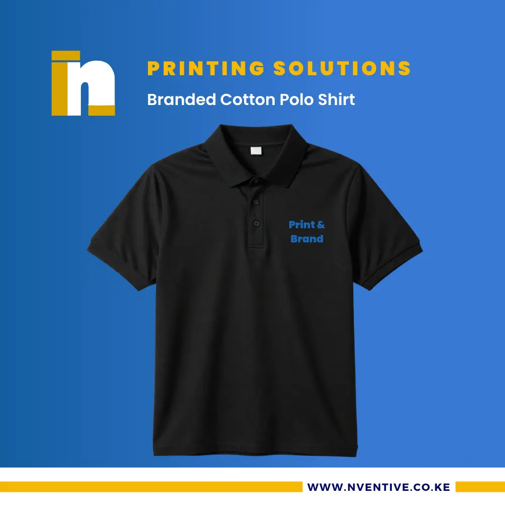 Cotton Polo Shirts 1 Branded Cotton Polo Shirt at Nventive Communication Printing Solutions