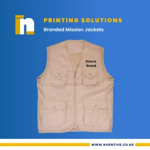 Branded Mission Jackets at Nventive Communication Printing Solutions