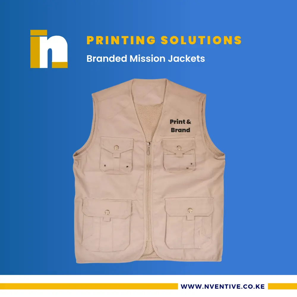 Mission Jacket 1 Branded Mission Jackets at Nventive Communication Printing Solutions