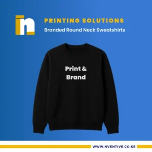 Branded Round Neck Sweatshirts at Nventive Communication Printing Solutions