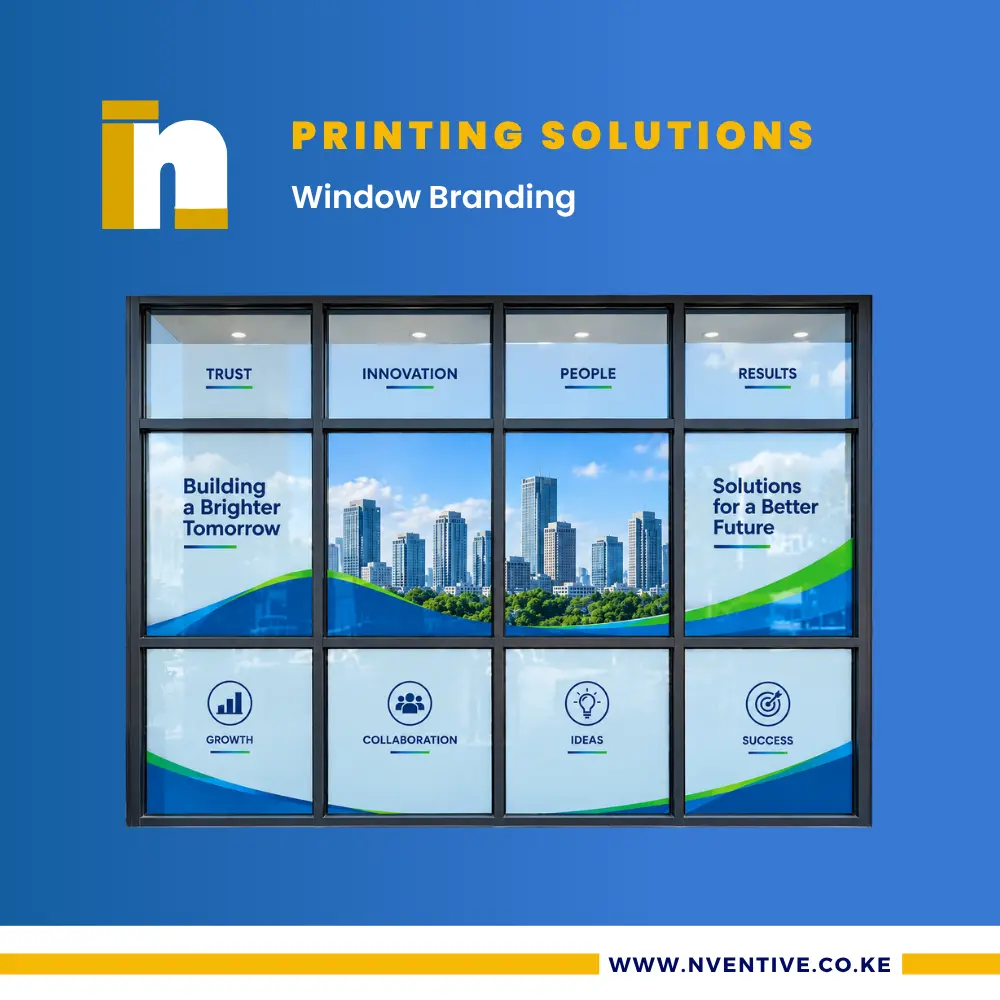 Window Branding 1 Window Branding at Nventive Communication Printing Solutions
