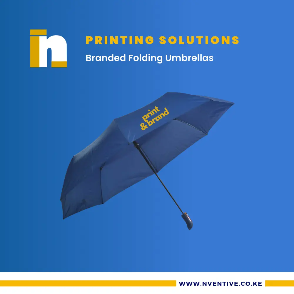 Branded Folding Umbrella 1 Branded Folding Umbrellas